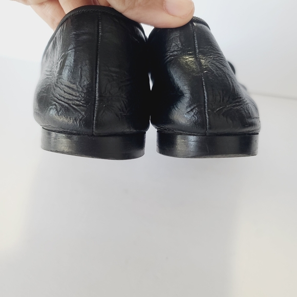 Giuseppe Zanotti Black Loafers with Gold Studs Size 35.5 - Picture 5 of 9